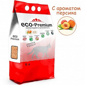 Наполнитель ЭкоПремиум 20 л (персик), шт