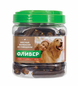 ОЛИВЕР Мясные колбаски из говядины, 750г, шт