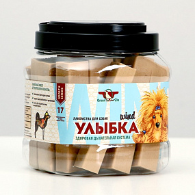 УЛЫБКА WIND №17 (Мягкие жевательные косточки для здоровой дыхательной системы) 1130гр*6, шт