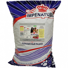 УНИВЕРСАЛ с ягненком, корм ПЭ natural Империал для собак средних,крупных пород, фас 10 кг