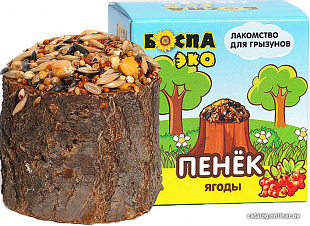 БОСПА ЭКО Лакомство для грызунов ПЕНЕК ягоды, 80 гр