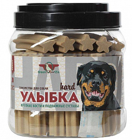УЛЫБКА HARD № 20 (Мягкие жевательные палочки для крепких костей и подвижных суставов)1130 гр(55шт)*6, шт