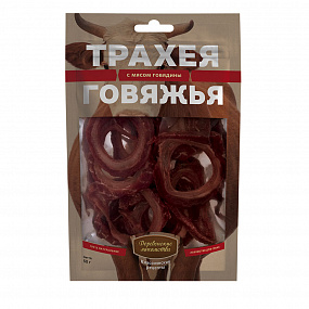 "Деревенские лакомства" Трахея говяжья с мясом говядины, 50г, шт