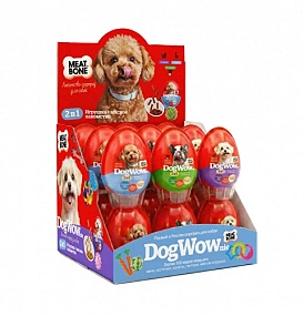 "MEAT BONE” Яйцо с сюрпризом для собак 2в1 DOGWOWnie “Лакомство +игрушка”