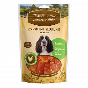 "Деревенские лакомства" Куриные дольки нежные, 90г , шт