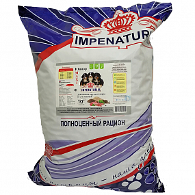 ЮНИОР МАКСИ с говядиной,корм ПЭ natural Империал для щенков крупных пород от 2-х месяцев, фас 10 кг.