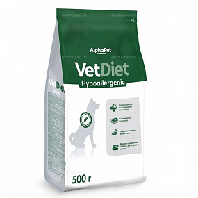 Сухой корм AlphaPet Vet Diet Hypoallergenic для взрослых собак всех пород 500 гр