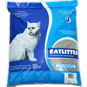CATLITTER наполн. 20 кг КОМКУЮЩИЙСЯ