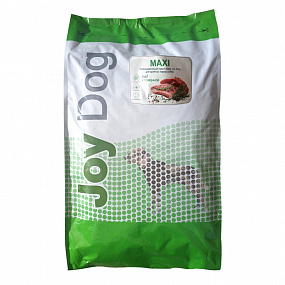 MAXI (12 КГ) ПОЛНОРАЦИОННЫЙ СУХОЙ КОРМ JOY DOG ДЛЯ КРУПНЫХ ПОРОД СОБАК С ГОВЯДИНОЙ