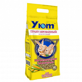 УЮТ гранулированный кукурузный (гигиеническая подстилка для грызунов) 9л.