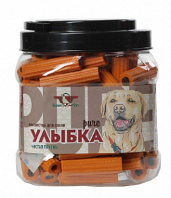 УЛЫБКА PURE № 13 ( Мягкие жевательные палочки - чистая печень) 850гр (95 шт) *6
