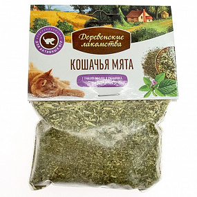 Деревенские лакомства" Кошачья мята Тимьян + пустырник, 15г(20шт), шт