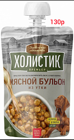 Деревенские лакомства/холистик/Премьер/Д-соб, мясной бульон из утки, 160 гр.