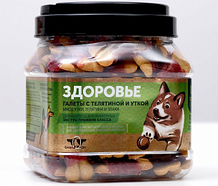 ЗДОРОВЬЕ (Галеты с телятиной и уткой) 750гр*6