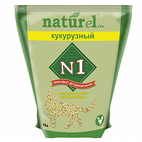 Наполнитель "N 1"  NATUReL Кукурузный  4,5л.