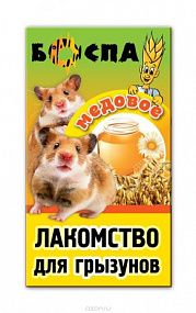 БОСПА лакомство для грызунов с медом  3 в 1 ГРУША
