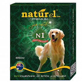 NATUReL BIO  ошейник от блох и клещей для собак  65см