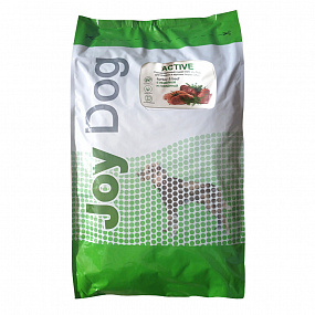 ACTIVE (12 КГ) ПОЛНОРАЦИОННЫЙ СУХОЙ КОРМ JOY DOG ДЛЯ средних и крупных ПОРОД СОБАК С ИНДЕЙКОЙ И ГОВЯДИНОЙ