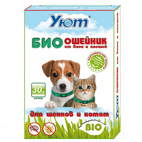Ошейник Уют от блох и клещей для котят/щенков 30см