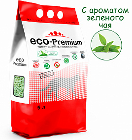 Наполнитель ЭкоПремиум 20 л (зеленый чай), шт