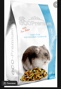 ECO- PREMIUM Корм для карликовых хомячков 400 гр 