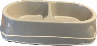 Миска для животных VITARUS двойная 2*0,25 л, шт