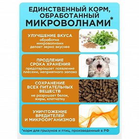 MIKIMEALS Complex Корм для шиншилл и дегу 500 гр